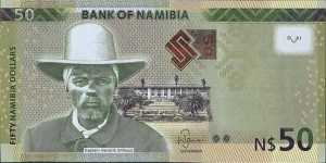 Namibia 2012 50 Dollars. Banknote