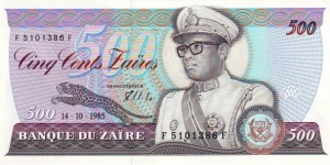  500 Zaires Banknote