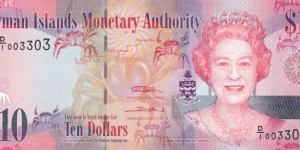 Cayman Islands P40 (10 dollars 2010) Banknote