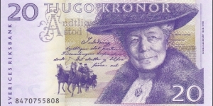 Sweden 20 kronor 2008  Banknote