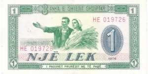 1 Lek(1976) Banknote
