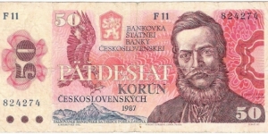 50 Korun(Czechoslovakia 1987) Banknote