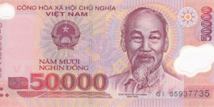 Vietnam P121 (50000 dong 2005) (Polymer) Banknote