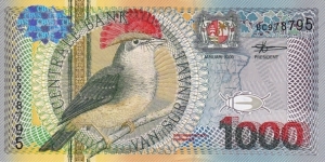 Suriname 1000 gulden 2000 Banknote