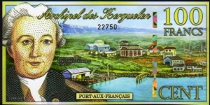 *ARCHIPEL des KERGUELEN*__ 
100 Francs__ 
pk# NL__
02.01.2012__
Polymer  Banknote