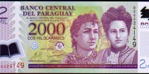 2.000 Guaraníes__
pk# 228 b__
series: B__
(2011)__
Polymer Banknote