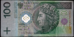 100 złotych - Poland. King Władysław II Jagiełło Banknote