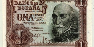 1 Peseta Banknote