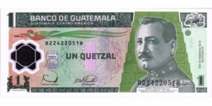 Guatemala 1 Quetzal 2006 P-109 Banknote