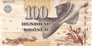Faeroe Islands 100 kronur 2001 Banknote