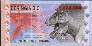 *BERINGIA*__ 1.000.000 Dollars__ pk# NL__ Polymer  Banknote
