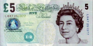 BoE 5 Pounds Banknote