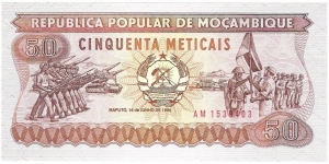 50 Meticais Banknote