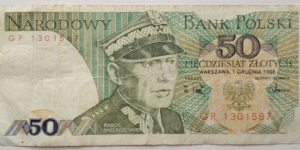 50 Zloty Banknote
