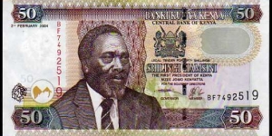 50 Shilingi / Shillings__
pk# 41 b__
02.02.2004 Banknote