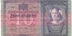 10 Kronen/Korona (Austro-Hungarian Empire 1904) Banknote
