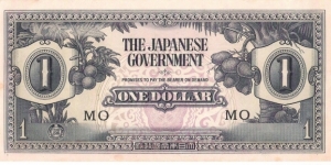 1 Dollar(Japanese Occupation of Malaya 1942) Banknote