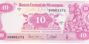 10 Cordobas(1979) Banknote