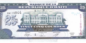 25 Gourdes Banknote