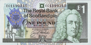 Scotland 1992 1 Pound.

European Summit Meeting,Edinburgh. Banknote