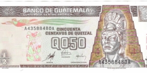 1/2 Quetzal Banknote
