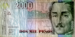 2000 Pesos Banknote
