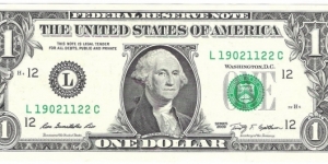 1 Dollar(San Francisco/ California-2009) Banknote
