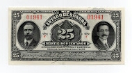 25 Centavos El Estado de Sonora Banknote