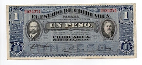 1 PESO EL ESTADO DE CHIHUAHUA Banknote