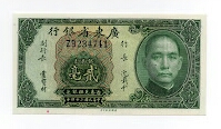 20 Cents Kwangtung Provincial Bank S2437 Banknote