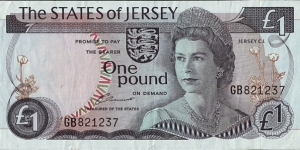Jersey N.D. 1 Pound. Banknote