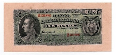 1 Sucre Banco Internacional Banknote