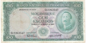 100 Escudos(1961) Banknote