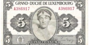 5 Francs(1944) Banknote