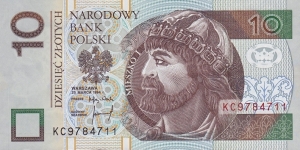 Poland P173a (10 zlotych 25/3-1994) Banknote