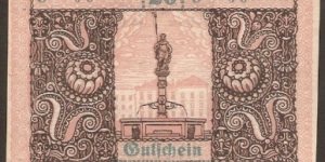 Notgeld Ried im Innkreis 20 Heller Banknote