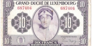10 Francs(1944) Banknote