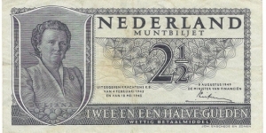 2½ Gulden (1949) Banknote