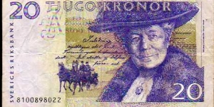 20 Kronor__
pk# 63 a Banknote