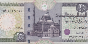 Egypt P65 (20 pounds 27/5-2013) Banknote