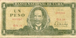 1 Peso__
pk# 102 b Banknote