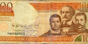 100 Pesos Dominicanos__
pk# 184 Banknote