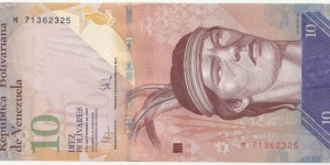 VenezuelaBN 10 Bolivares 2009 Banknote