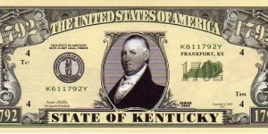 1792 State of Kentucky - pk# NL - ACC American Art Classics - Not Legal Tender  Banknote