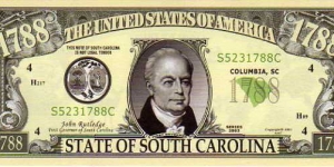 1788 State of South Carolina - pk# NL - ACC American Art Classics - Not Legal Tender  Banknote