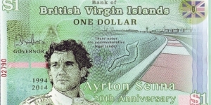 Banknote from British Virgin Islands