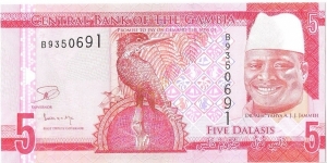5 Dalasis(2015) Banknote