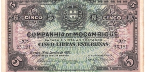 5 Libras Esterlinas(1934) Banknote