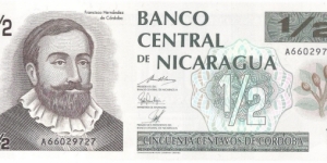 1/2 Cordoba Banknote