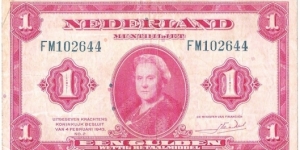 1 Gulden(1943) Banknote